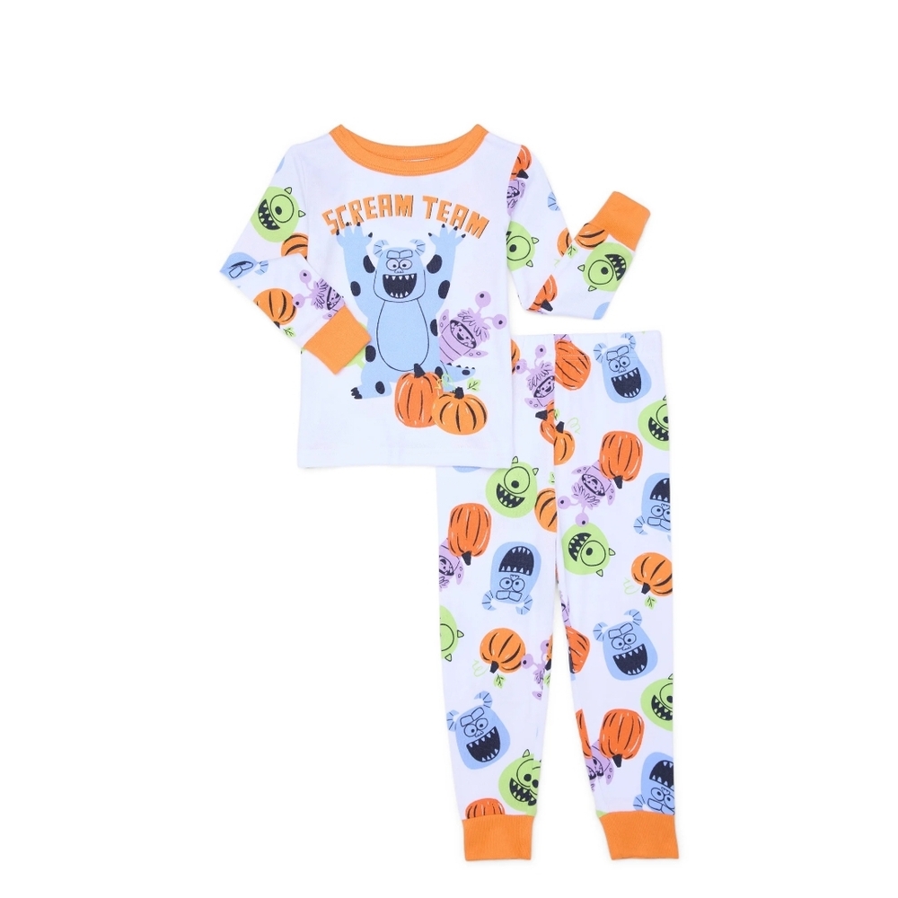 👾Monster Print Kids Pajama Set